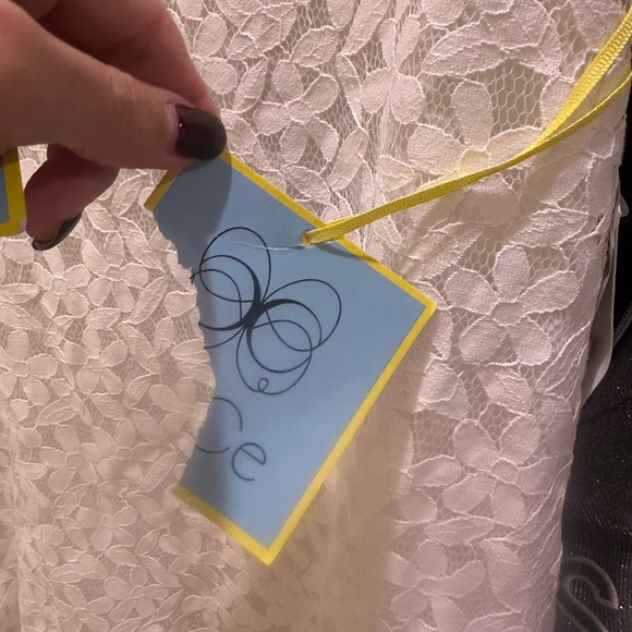 CeCe Floral Ruffle Sleeve A-Line Dress - Picture 6 of 7